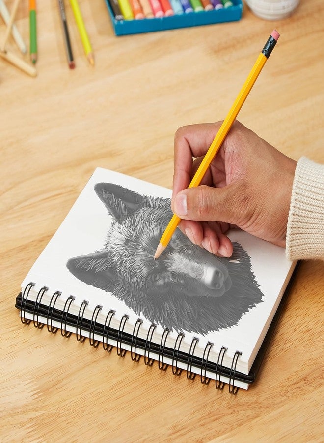 COI دفتر رسم ومذكرات رسم حلزوني من COI Blue 2026 - دفتر A5 مزدوج الأسلاك | قابل للفتح بزاوية 360 درجة | ورق سميك بلون طبيعي 160 غرام/متر مربع | 120 صفحة مثقبة - دفتر ألوان مائية وفنون - Image 4